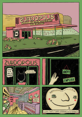 Zurdópolis - Vista previa página interior